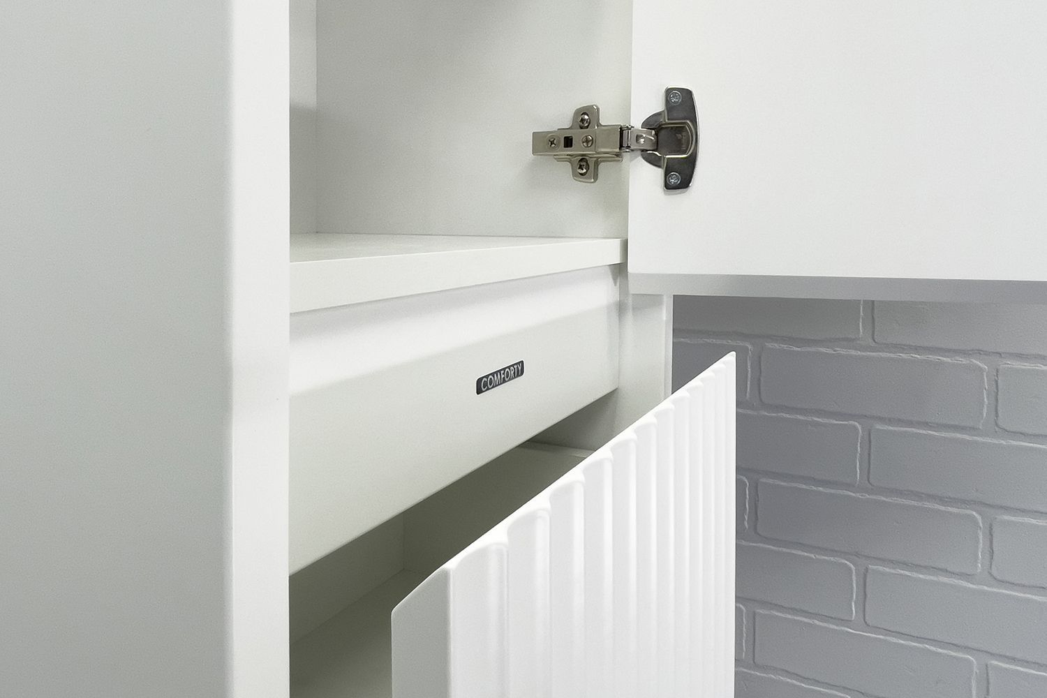 Приобрести сomforty пенал марсель-40 белый матовый