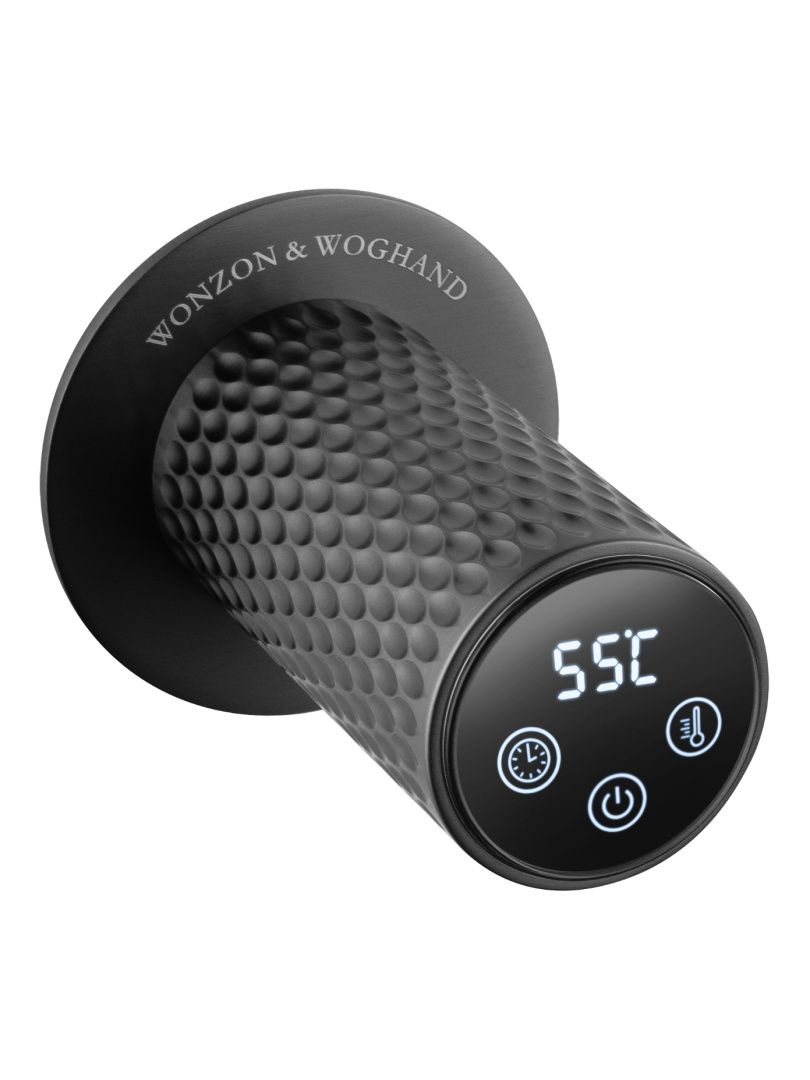 Приобрести полотенцесушитель электрический встраиваемый wonzon & woghand münchen, темный графит (ww-a355-gm)