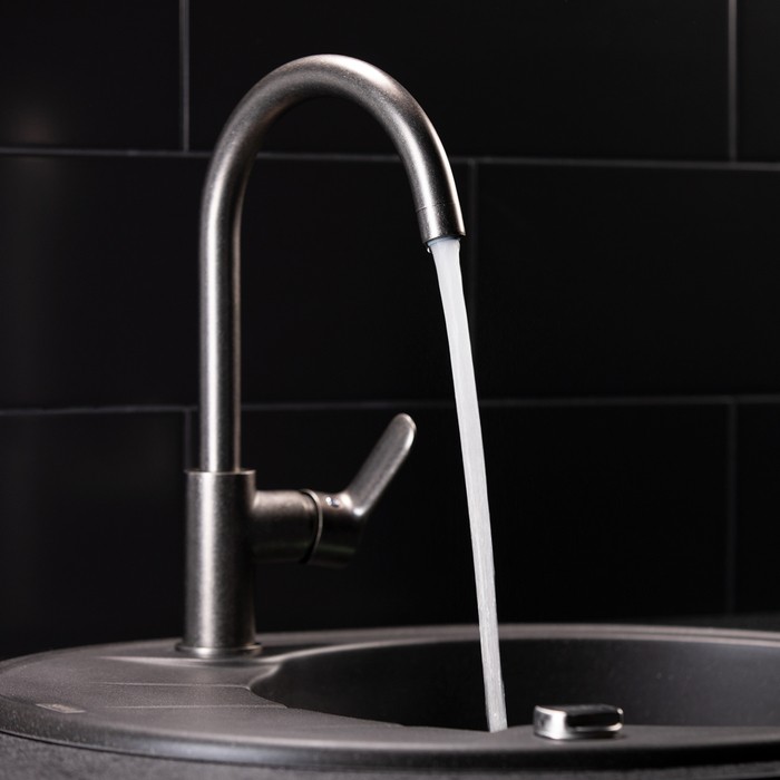 Приобрести iddis смеситель для кухни cuba 375мм, состаренная серебро cu4sbj0i05