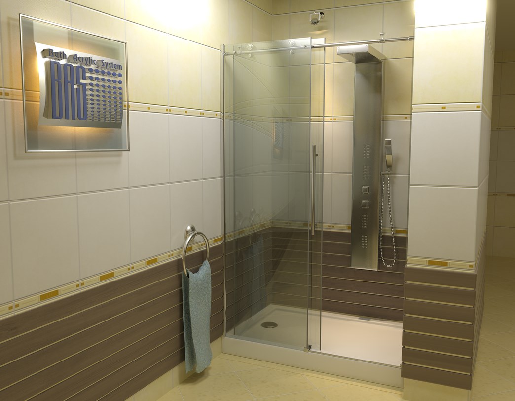 Приобрести bas душевая дверь puerta 1300х1950 мм wtw-130-c-ch