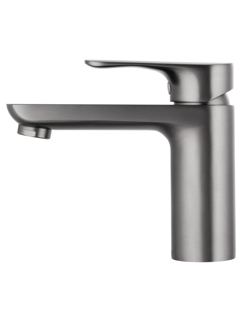 Приобрести смеситель для раковины wonzon & woghand line, темный графит (ww-a40732-bgg)