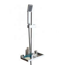 Gappo Душевой гарнитур G8010 с полкой, хром 88616