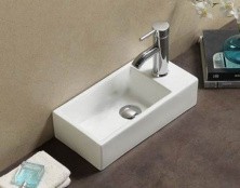 Раковина накладная /подвесная CeramaLux 40 см 9048DL