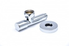 Вентиль запорный угловой Luxen ВР-НР 1" х1/2" с отражателем 5101SCH1004 (пара)