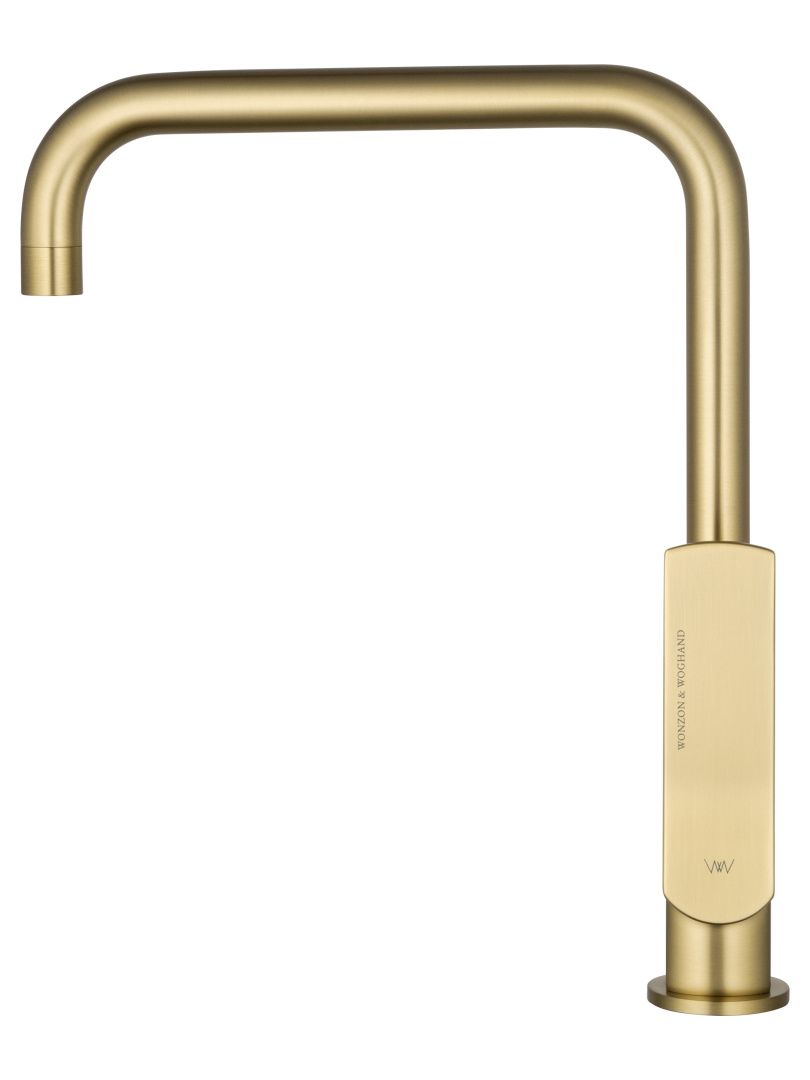Приобрести смеситель для кухни wonzon & woghand, брашированное золото (ww-l1006-bg)