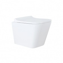 Унитаз подвесной безободковый Azario Teramo 0052, в комплекте сиденье с крышкой микролифт.