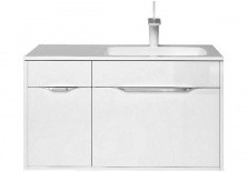 Тумба подвесная с раковиной Aqwella Malaga 90 см Mal.01.09/R