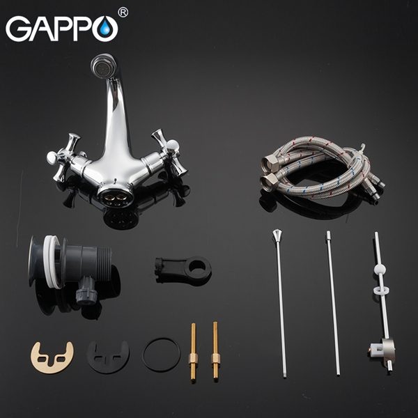 Приобрести gappo смеситель для раковины g1042, хром 89438