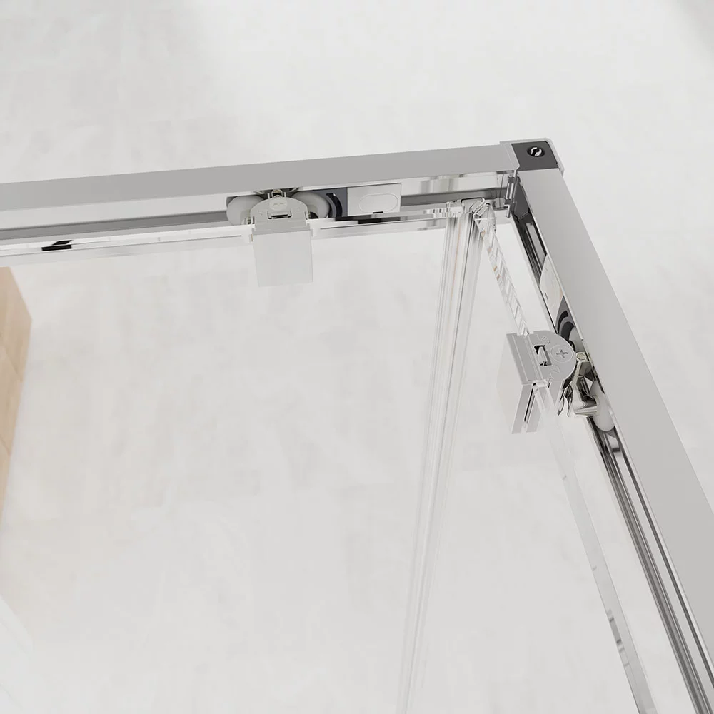 Приобрести veconi душевое ограждение evo 100х90 см, хром, прозрачное e3-ch-10090-01-c9