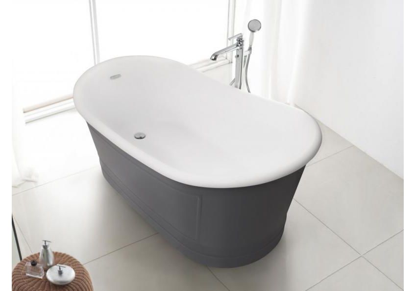 Приобрести ванна акриловая отдельностоящая belbagno 165х90 см, bb32-cf36