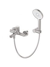 Смеситель для ванны с душем WONZON & WOGHAND SOLO, Брашированный никель (WW-639032-1-BN)