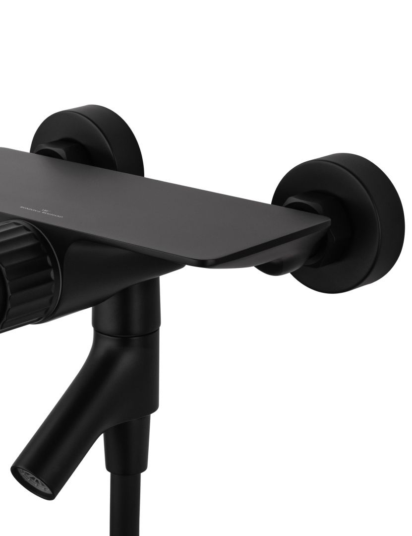 Приобрести смеситель для ванны с душем wonzon & woghand click, черный матовый (ww-fe05l221-mb)