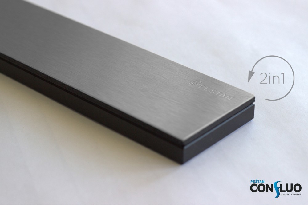 Приобрести pestan душевой трап confluo premium black glass line 650