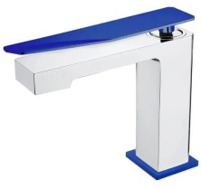 Boheme Смеситель для раковины Q, белый\синий 141-WUW.2