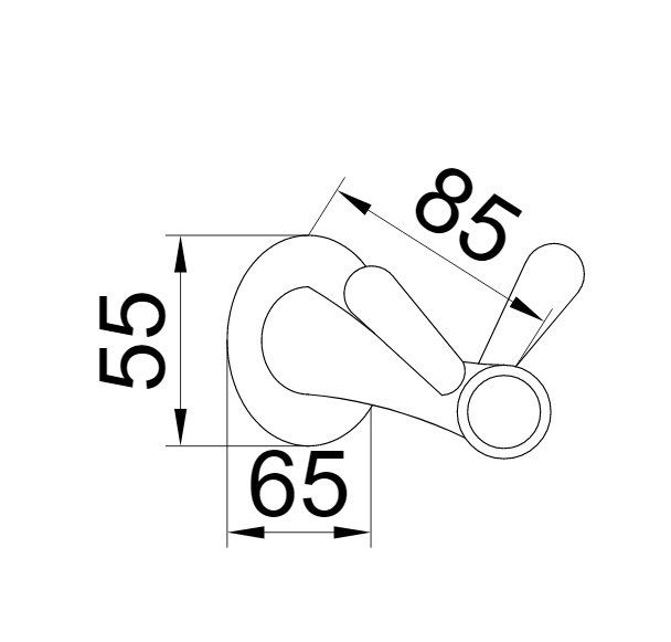 Приобрести boheme крючок для ванной комнаты puro, хром\кристаллы 10706