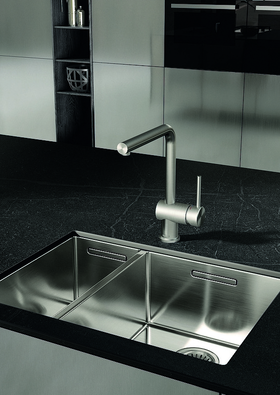 Приобрести kludi l steel однорычажный смеситель для кухни, арт. 45803f877