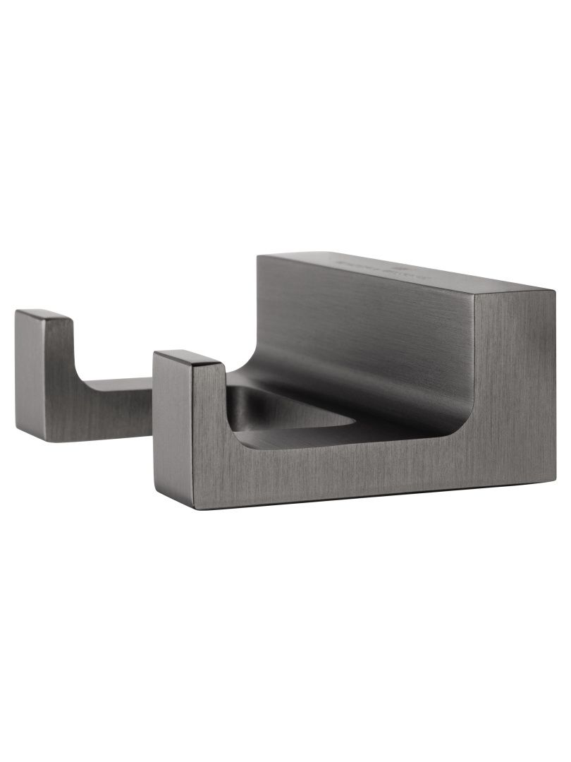 Приобрести двойной крючок для ванной wonzon & woghand eclipse, темный графит (ww-9125-gm)