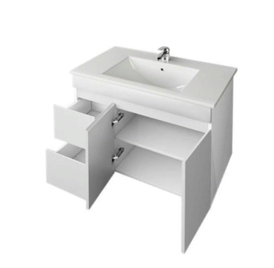 Приобрести mirsant тумба подвесная next 80\1 80 см с раковиной more-80 ут000086065