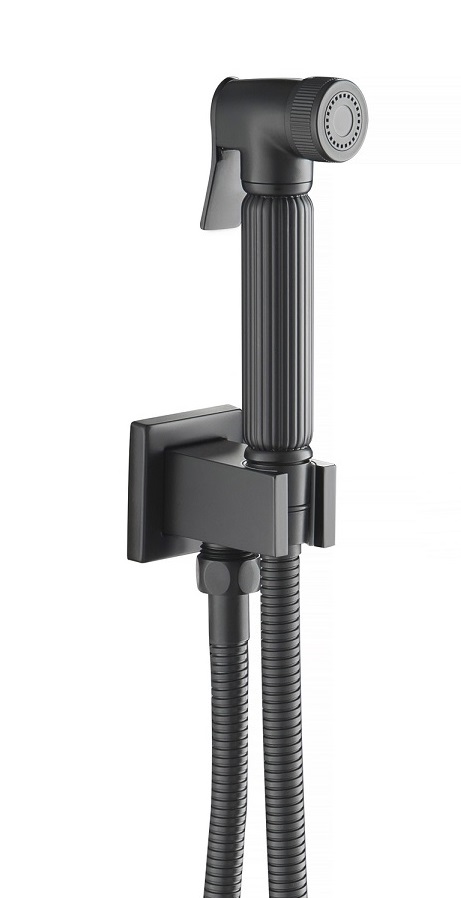 Приобрести смеситель встроенный с гигиеническим душем timo torne 4389/03sm черный