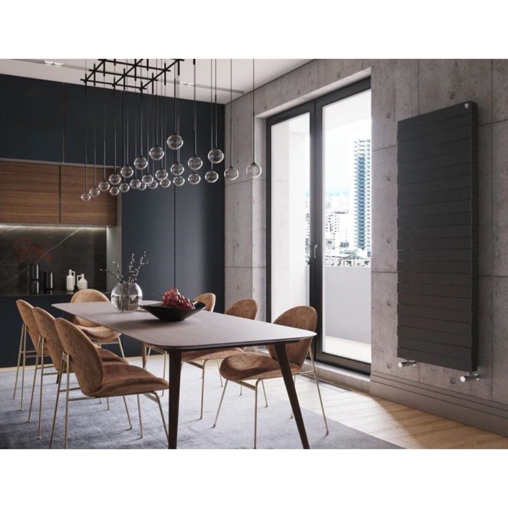 Приобрести royal thermo радиатор биметаллический pianoforte tower 500 /noir sable ( черный графит ) - 18 секц.