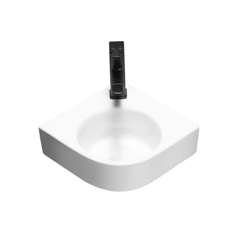 Приобрести vincea раковина подвесная угловая 38х44 см, белая vbs-502