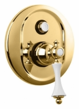 CEZARES Смеситель скрытого монтажа MARGOT с переключателем, золото MARGOT-VDIM-03/24-Bi