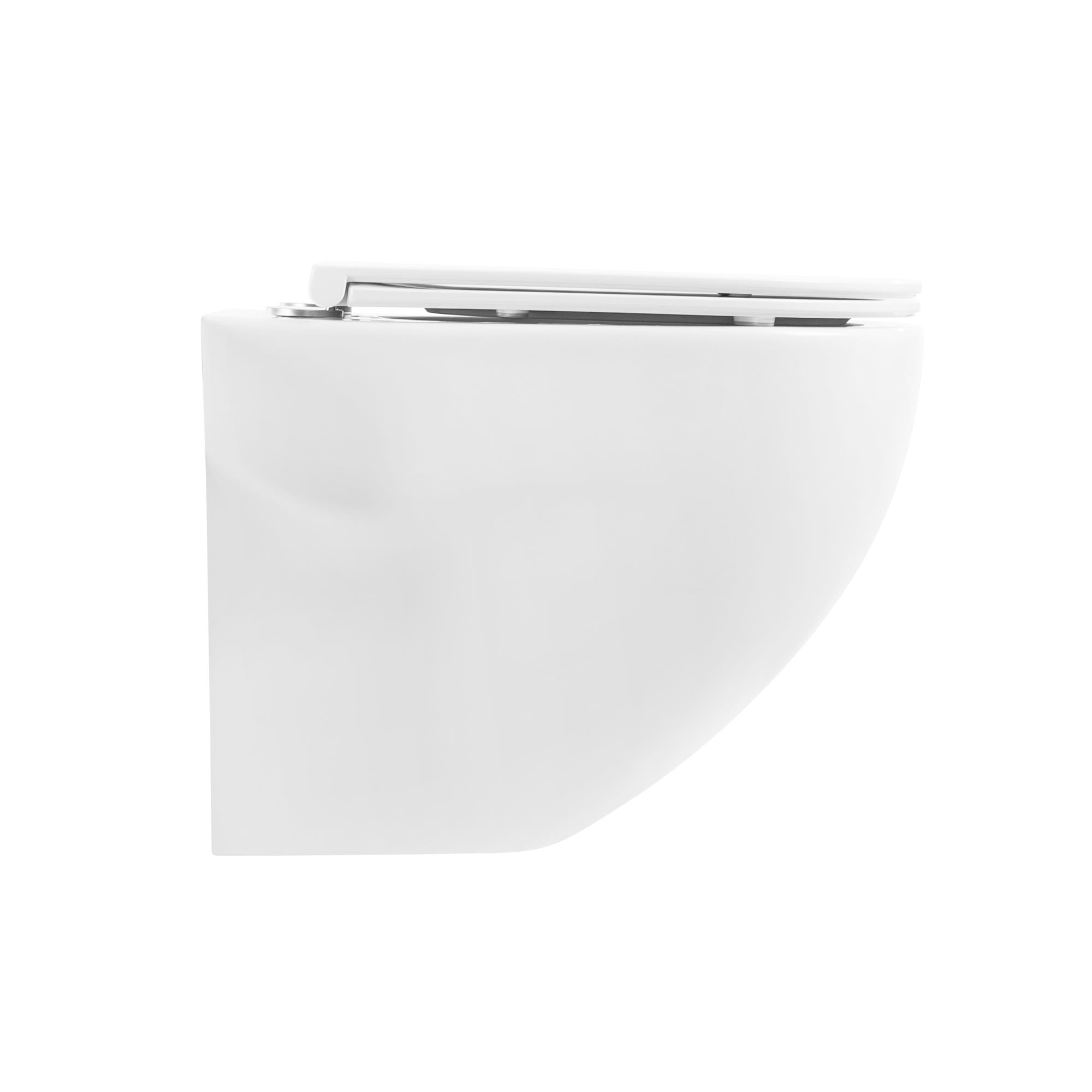 Приобрести belbagno унитаз безободковый подвесной onda с сиденьем дюропласт, микролифт, белый bb066chr/bb870sc