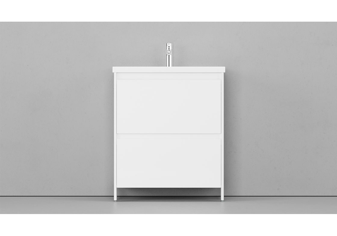 Приобрести тумба напольная с раковиной velvex klaufs 70 см tnkla.70.2y-616.216, белый