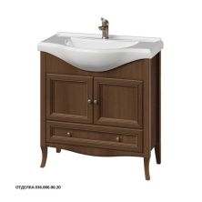 Caprigo Тумба с раковиной LION 80 см, темное дерево, экошпон 38313 2