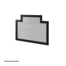 Caprigo Зеркало ATRIO 100 см, черное, эмаль