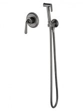 Смеситель с гигиеническим душем встраиваемый WONZON & WOGHAND STEAM, Темный графит (WW-88849008-BGM)