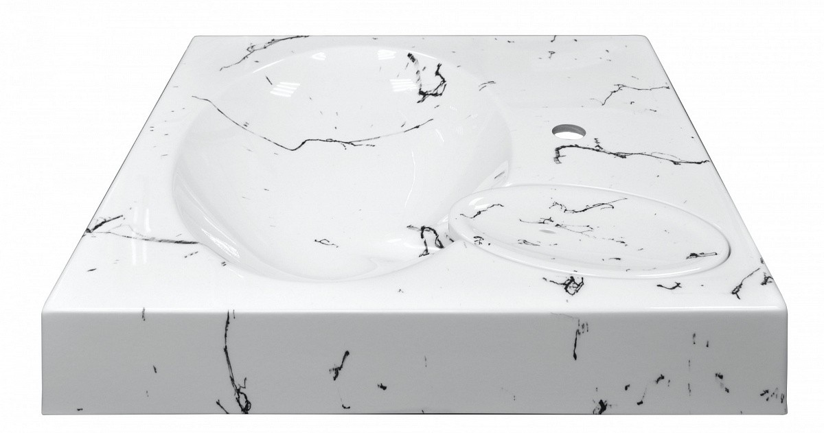 Приобрести раковина над стиральной машиной azario carmen 60,5х60,2 см с сифоном