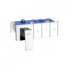 Raglo Встраиваемый смеситель для душа, кнопочное управление, хром R02.273