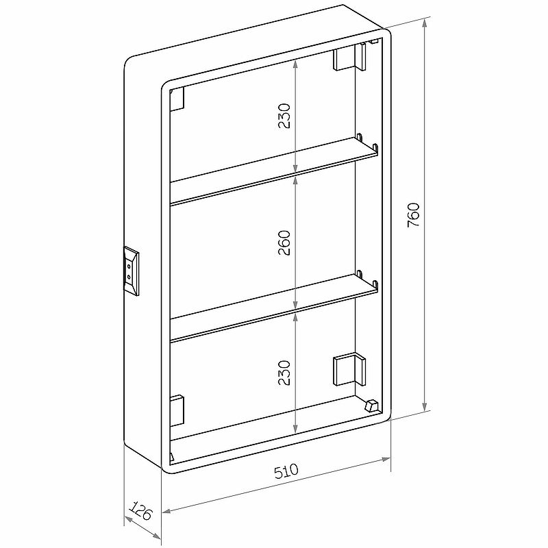 Приобрести continent зеркало шкаф с подсветкой elliott 55х80 см, сенсорный включатель, левосторонее, белое