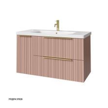 Caprigo Тумба с раковиной RAIN 100 см, левая, пудра