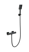 Смеситель для душа с термостатом WONZON & WOGHAND, Черный матовый (WW-B2026-A-MB)