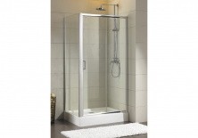 Душевое ограждение Bravat Line 120х80 см, BS120.3101A, хром, прозрачное