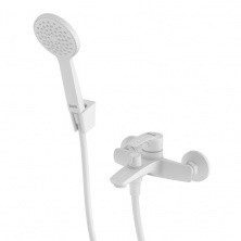 IDDIS Смеситель для ванны Ray 214мм, белый матовый RAYWT02i02