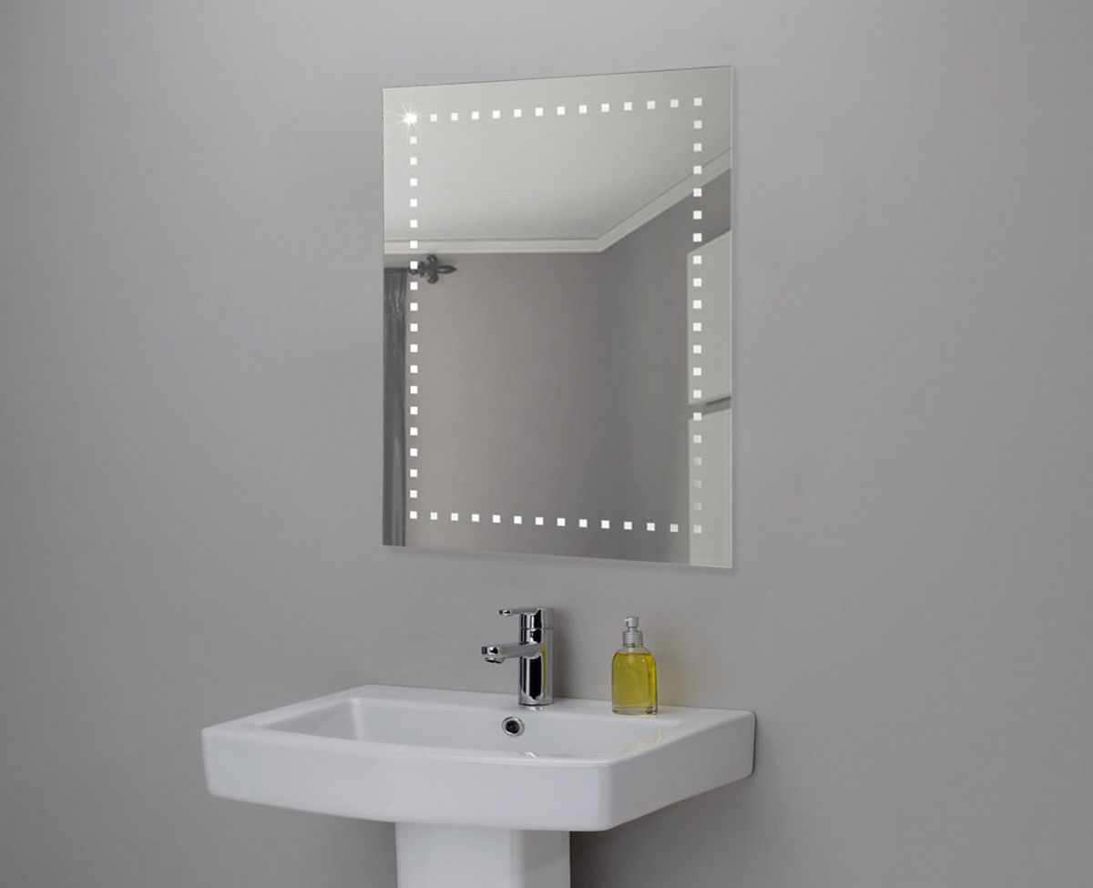 Приобрести continent зеркало с подсветкой италия люкс 60х80 см, белое