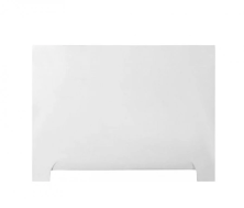 Veconi Экран торцевой из искусственного камня для ванны Fresca 70 см, белая глянцевая TRCFRS70