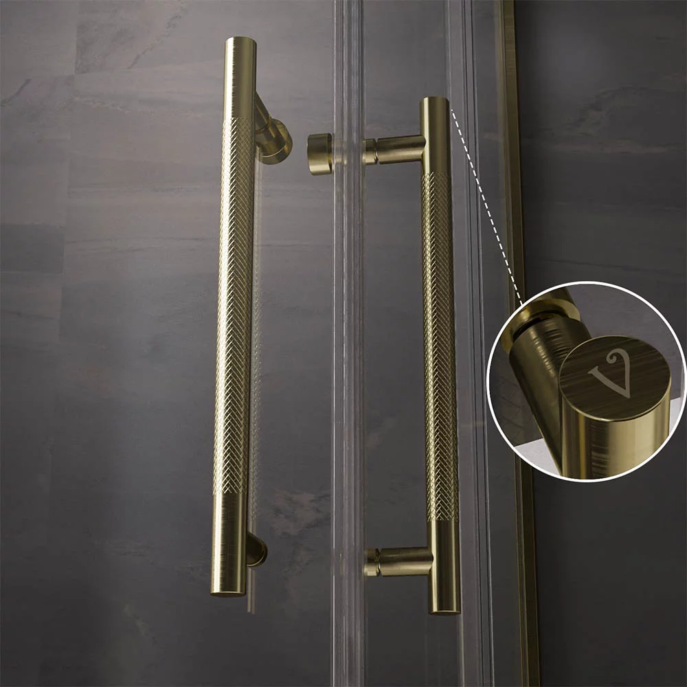 Приобрести veconi душевое ограждение premium trento 80х120 см, брашированное золото, прозрачное ptc20-g-12080-01-c4