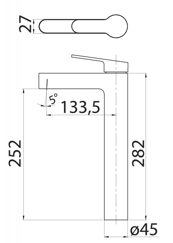 Приобрести belbagno смеситель для раковины delta, высокий, брашированное золото del-lmc-boro