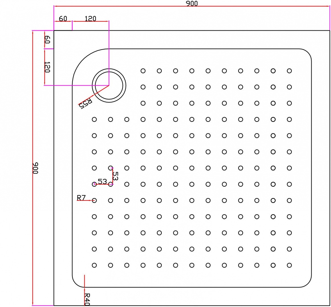 Приобрести cezares поддон акриловый tray 90х90см tray-a-a-90-15-w0