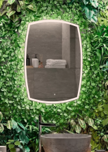 Continent Зеркало с подсветкой Dream 70х90 см, белое