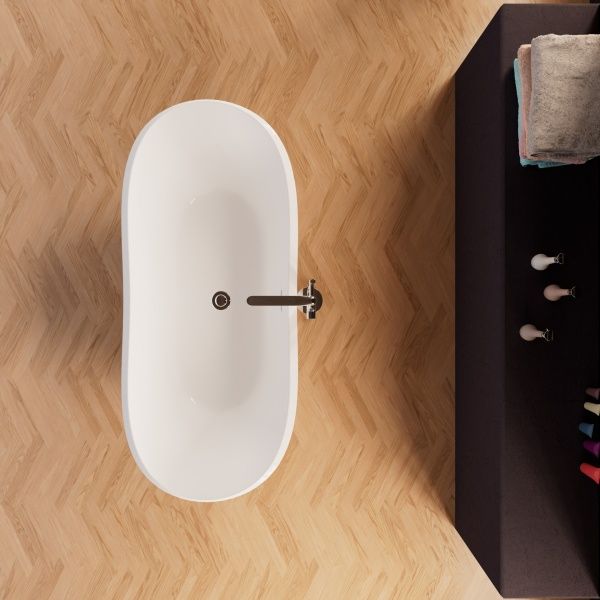 Приобрести frank акриловая ванна f6104 white,170х75 см, отдельностоящая