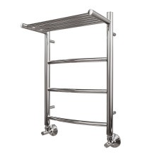 Полотенцесушитель водяной Point 500х600 Афина П3 с полкой, хром PN04156P