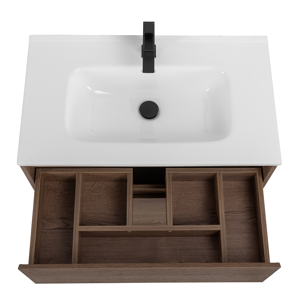 Приобрести belbagno тумба с раковиной kraft 100 см, напольнаяная rovere tabacco, раковина bb1000etl белая