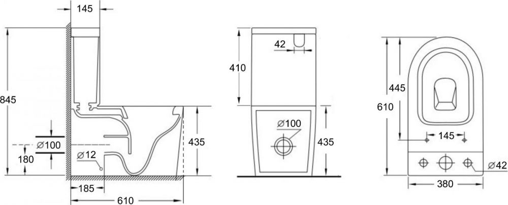 Приобрести aquanet унитаз компакт rimless atago 2.0 c1 lx-2904