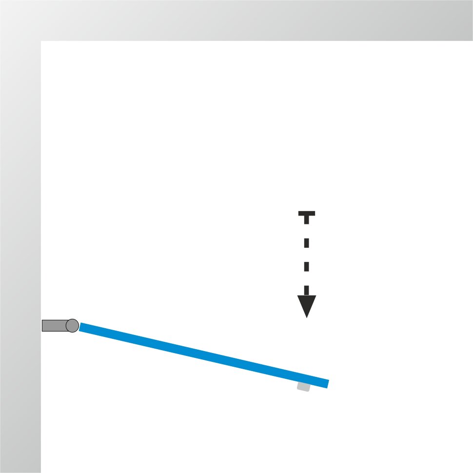 Приобрести triton шторка для ванны соло 75x140 см, хром щ0000038541