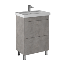 Briz Тумба напольная RICCI CONCRETE 60 см, светло серый, Т8-60